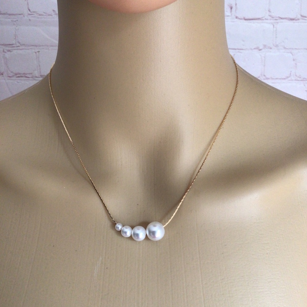 Gold and Pearl 18” Necklace - NWOT